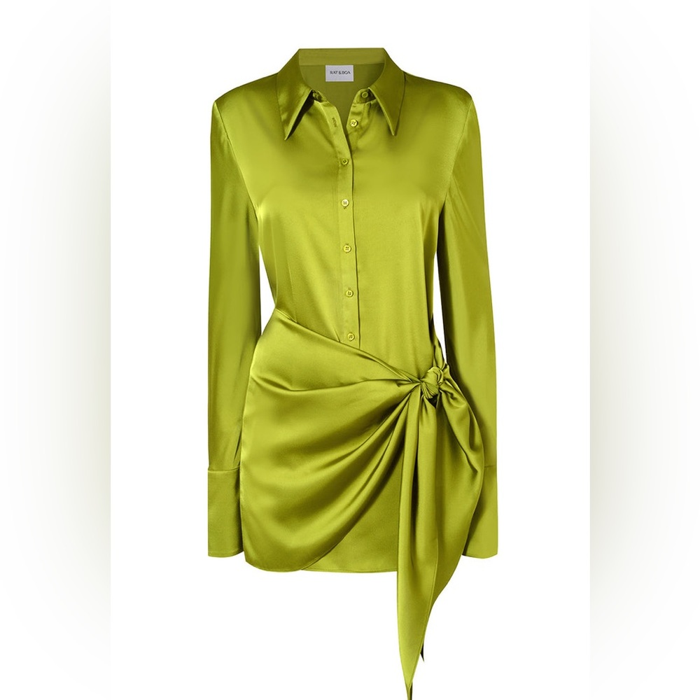 Brand new Rat and Boa ALANIS DRESS CYPRESS GREEN